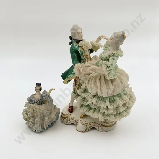 Dresden Figure Group With Other Figure (AF)