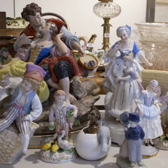 10 Various China Figures (AF)