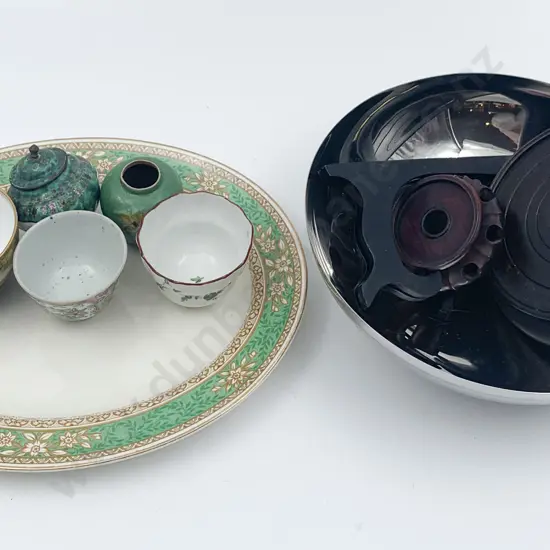 Qty of Assorted China and Pot Stands Including Royal Worcester etc.