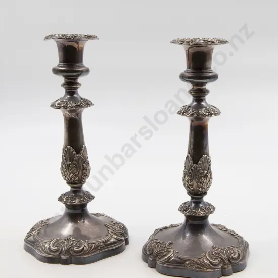 Pair of S/P Candle Sticks