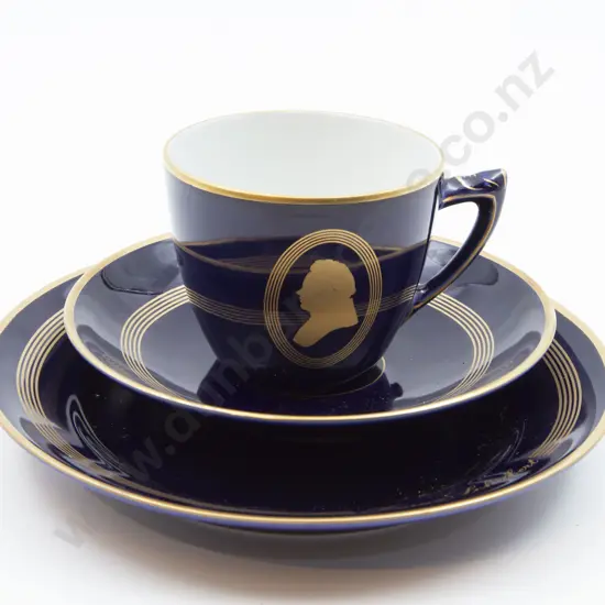 Copenhagen Porcelain "Frank Schubert" Trio