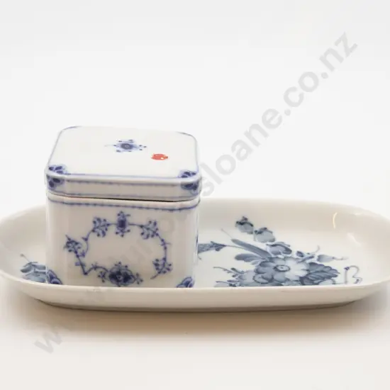 Royal Copenhagen Small Jar and Dish