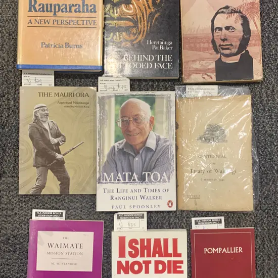 Nine Various Maori Related Volumes