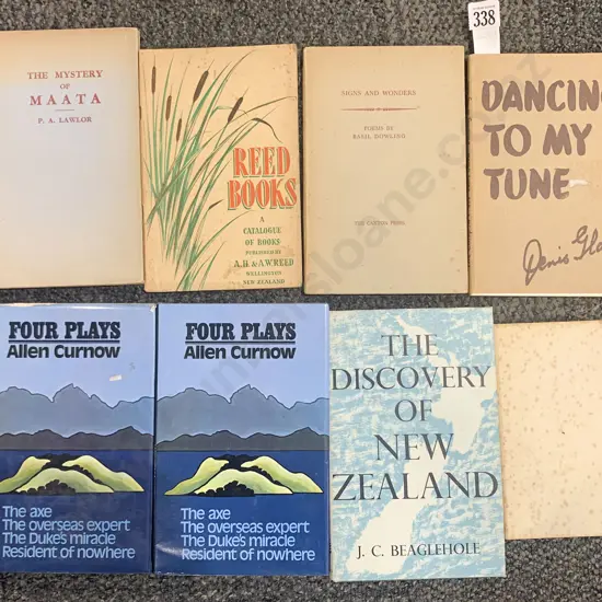 Eight NZ Literary Volumes