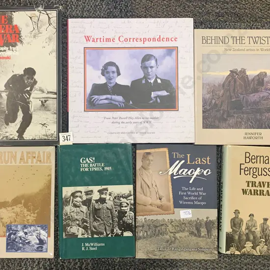 Six Various War Related Books