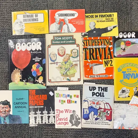 Small Group of Political Cartoon Booklets