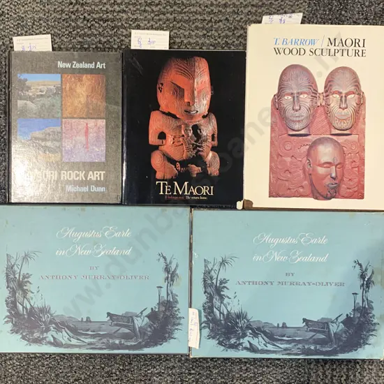 Five Volumes NZ and Maori Art and Sculpture