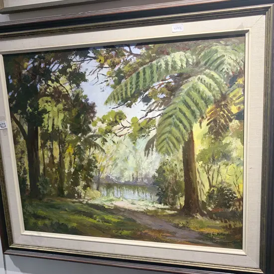 L. A. Fielder - Taranaki Bush Landscape