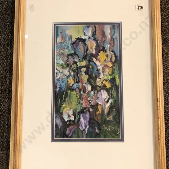 Framed Abstract Oil Still Life