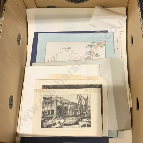 Box of Assorted Loose Prints
