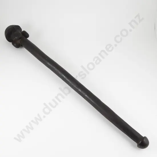 Maluleka style club with lobbed head