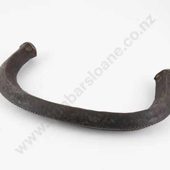 19th Century Brass Currency/Anklet Ekonda