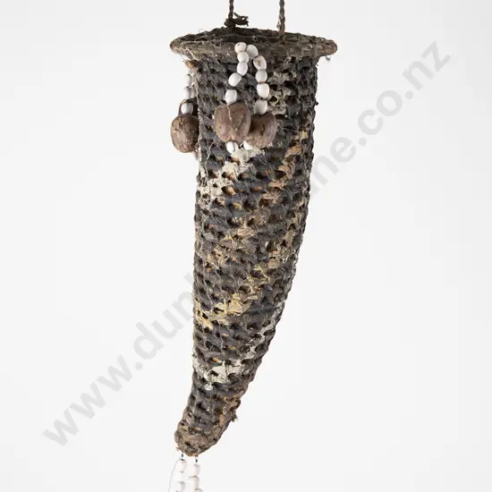 Two Papua New Guinea Sepik river Penis gourds