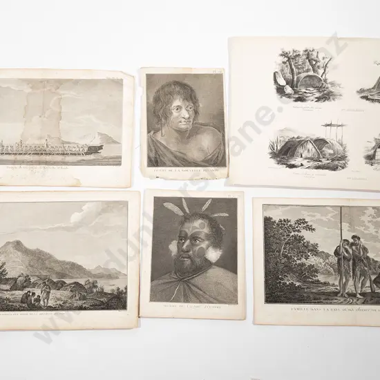 Six 18th Century engravings