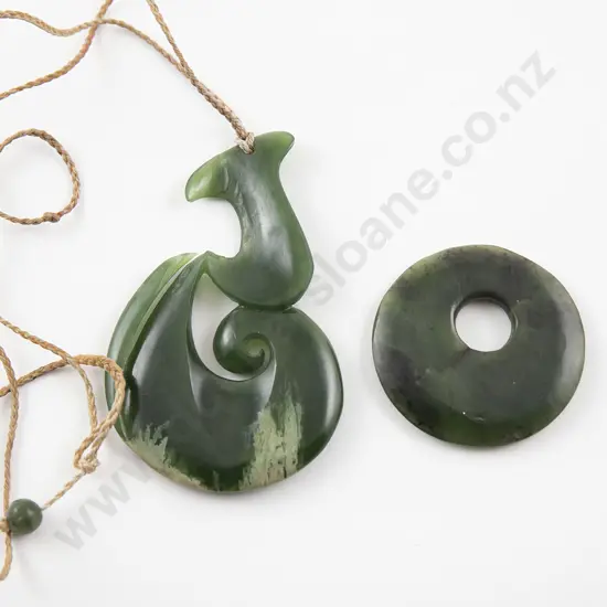 Two Pounamu Pendants