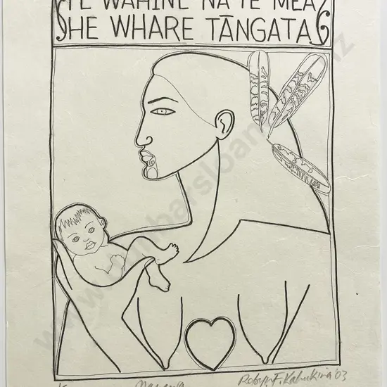 Robyn Kahukiwa - Manawa