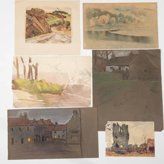 John Weeks (1888-1965) - Four Various European Watercolours