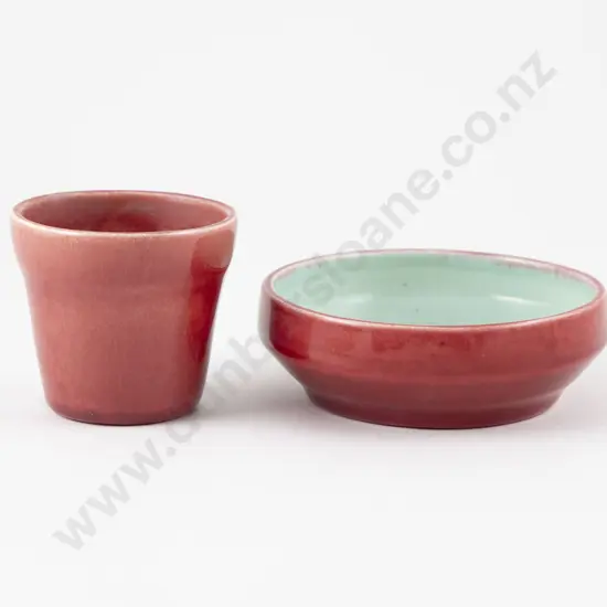 O C Stephens Miniature Pot & Dish (2)