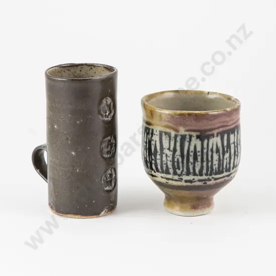 Len Castle Mug with Mirek Smisek Yunomi (2)
