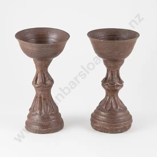 Pair Yvonne Rust Goblets