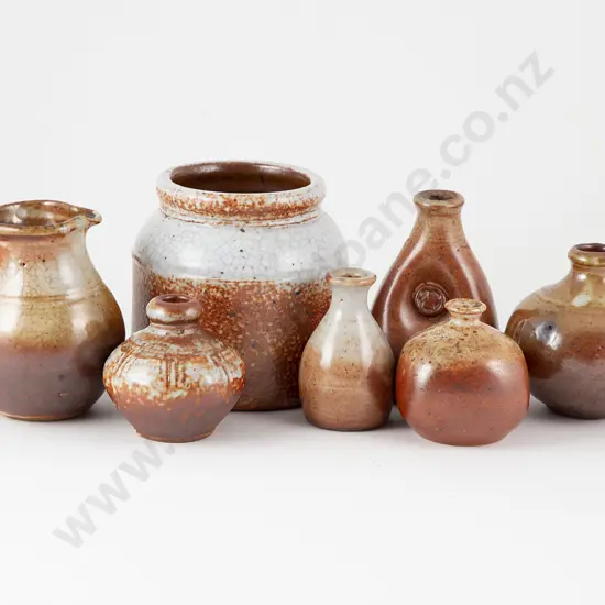 Seven Various NZ Studio Ceramics