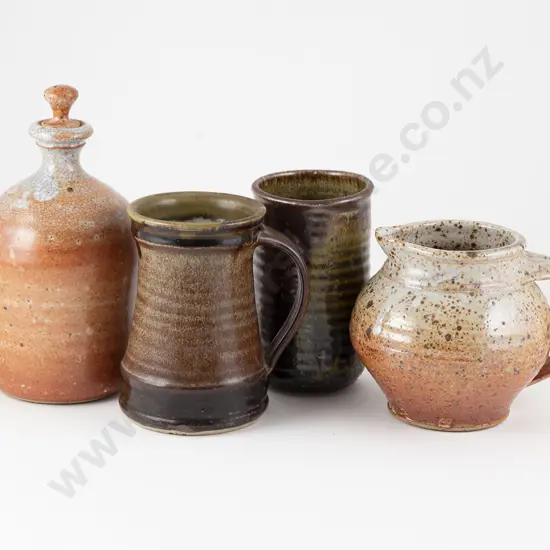 Four Various NZ Studio Ceramic Pieces