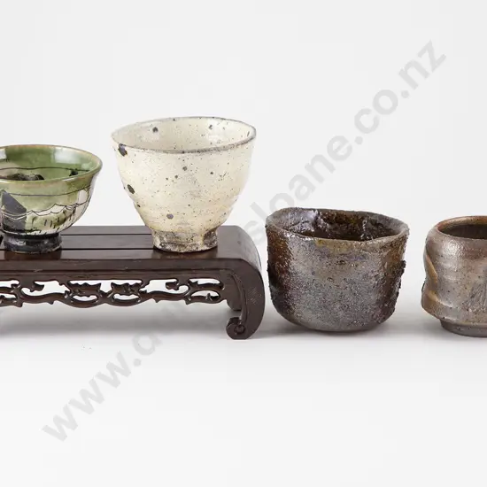 Four Various Japanese & NZ Yunomi