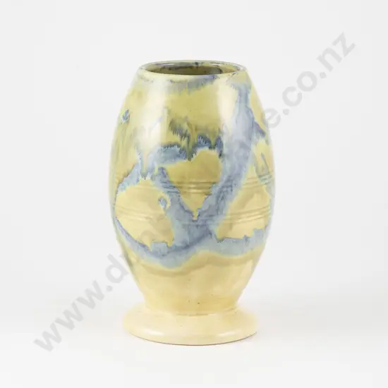 Crown Lynn Multicoloured Glaze Vase