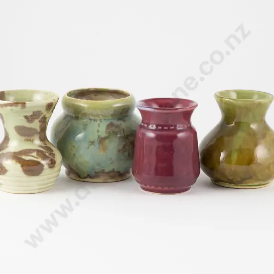 Four Various Crown Lynn Pots