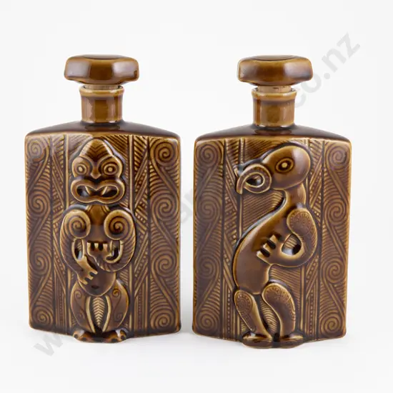 Pair of Wine Bottles Harry Hargreaves and Dave Jenkins Designed for Lincoln Wines