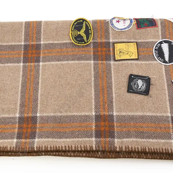 Vintage Boy Scout Blanket with Badges