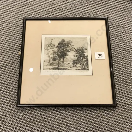 G H Elliot - Lake Scene