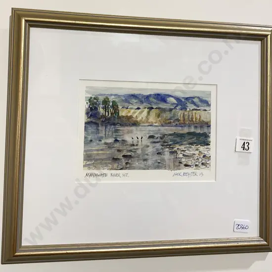 Jack Register "Manawatu River" W/C