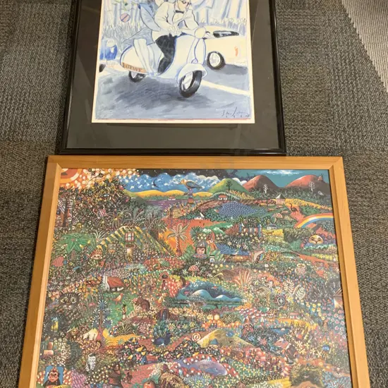 Alan Taylor Print Together with Other Print