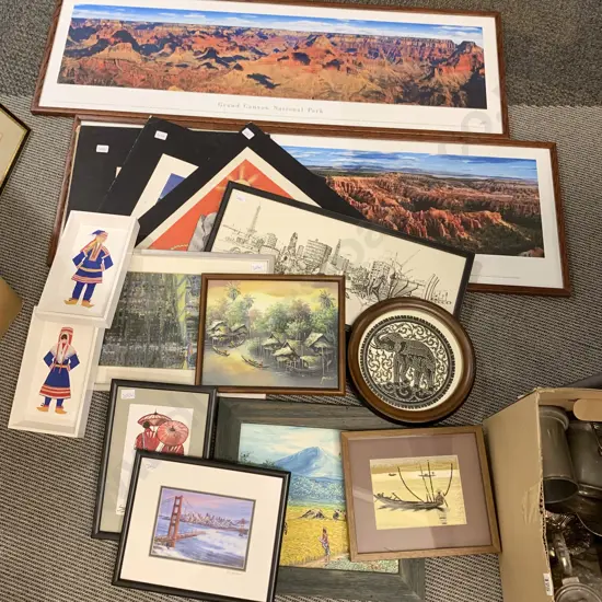 Box of Assorted Prints and Originals