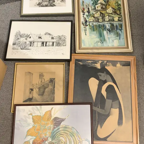 Box of Assorted Prints and Originals