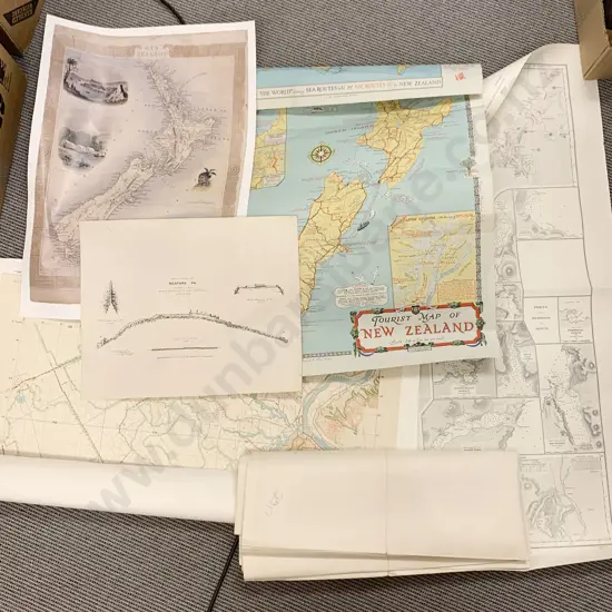 Quantity of Assorted Loose Maps Etc