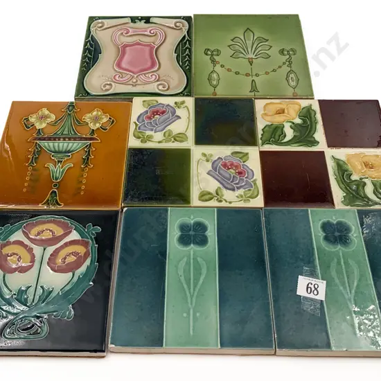 Eight Victorian Tiles