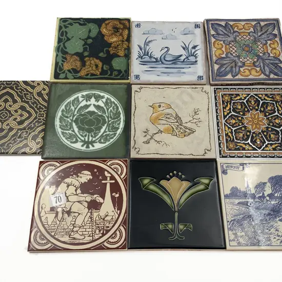 Ten Victorian Tiles