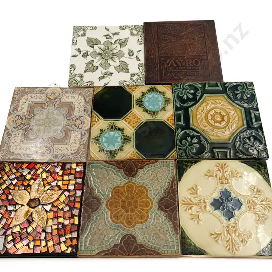 Eight Victorian Tiles