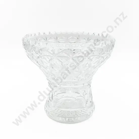 Heavy Crystal Vase together with Glass Vase and Aynsley Tea China