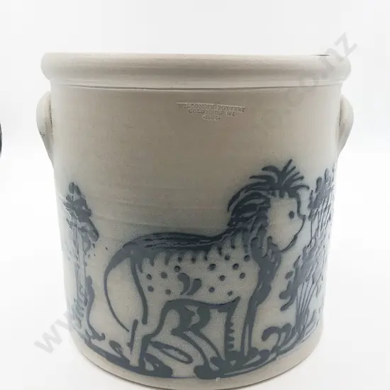 J Huntley American Salt Glazed Crock