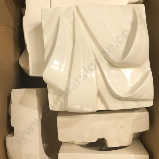 Eight Bob Steiner Ceramic Wall Hangings