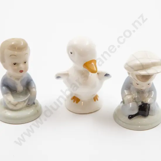 Two Wade Figures Together With Other