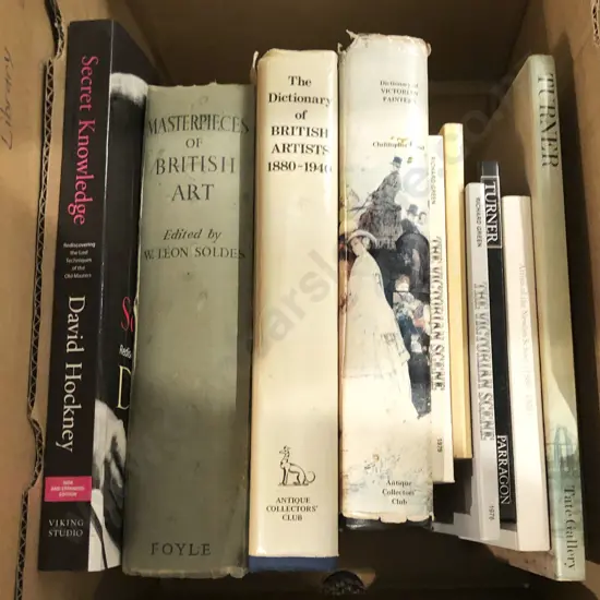 Box of Art Reference Books