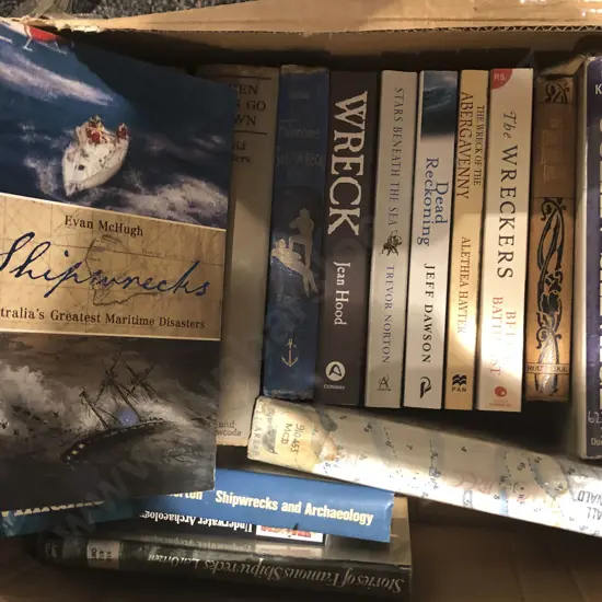 Box of Maritime Books