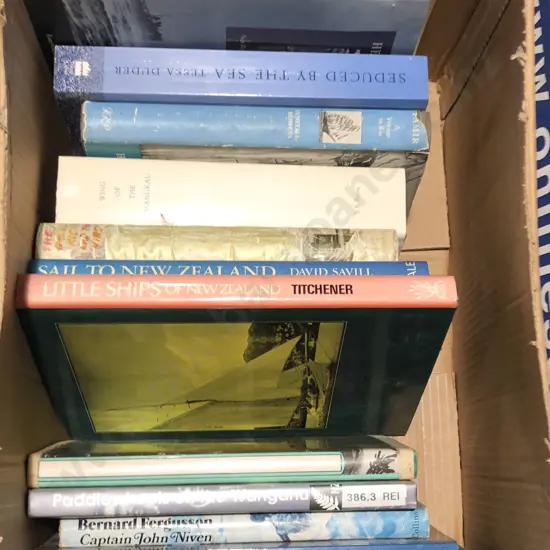 Box of NZ Maritime Books