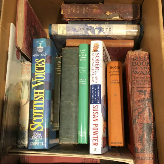 Box of Assorted Books