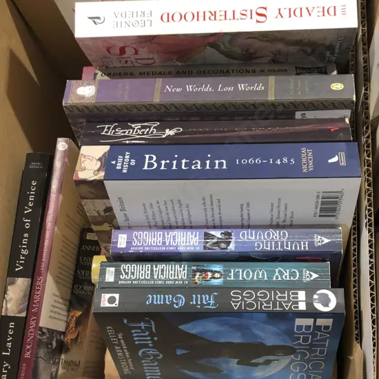 Box of Assorted Books
