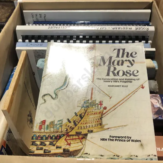 Box of Mostly Maritime Books